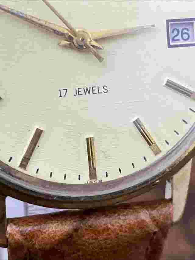SECONDA POLJOT 2614.2H Vintage Soviet Mechanical Wristwatch 17 jewels USSR #2816