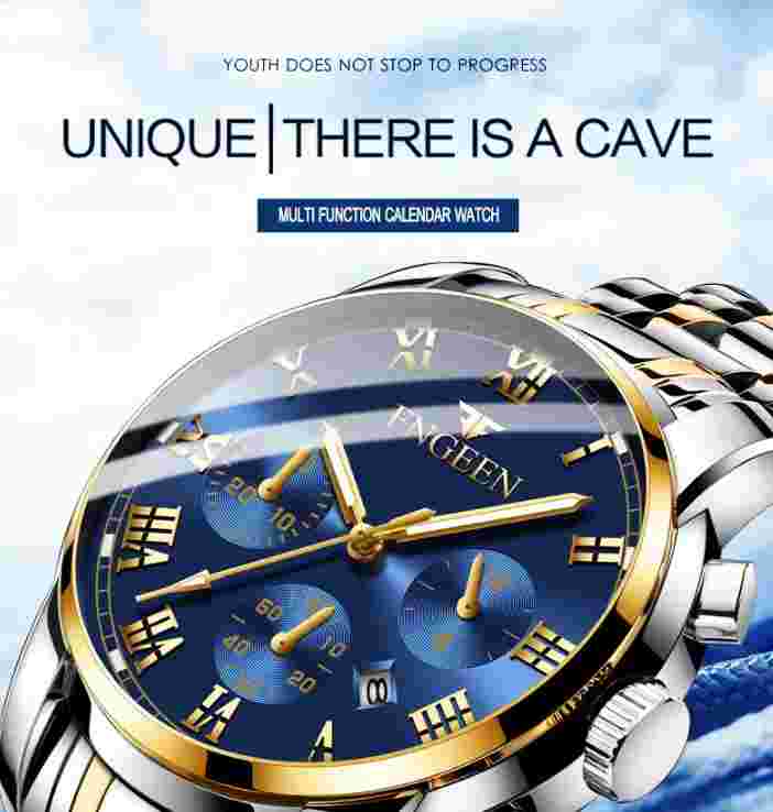 New Fenzun Concept Quartz Men's Watch Waterproof Student Men's Watch