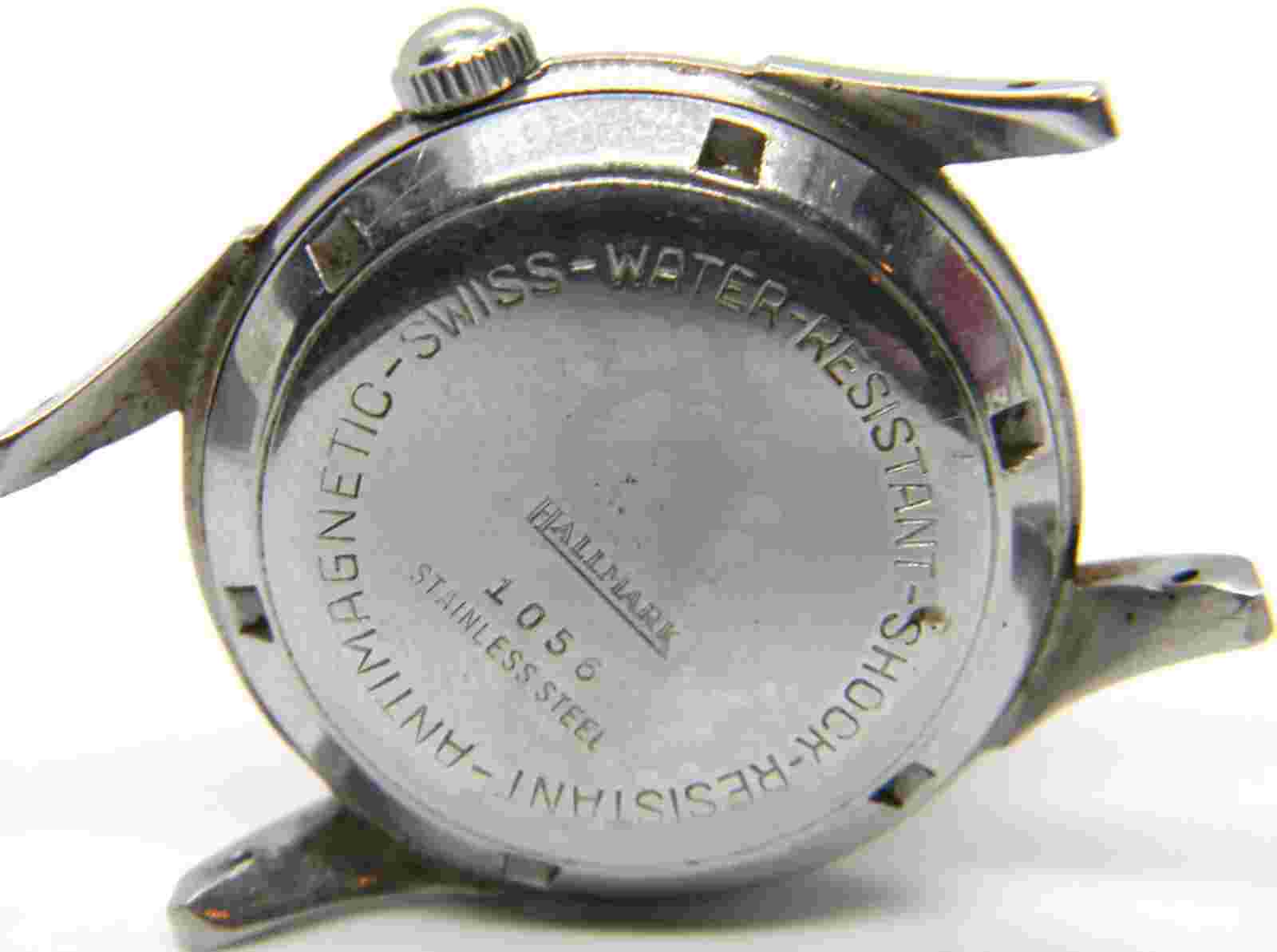 188 men Vintage Hallmark Bumper Military Field Self Winding Watch Works lot