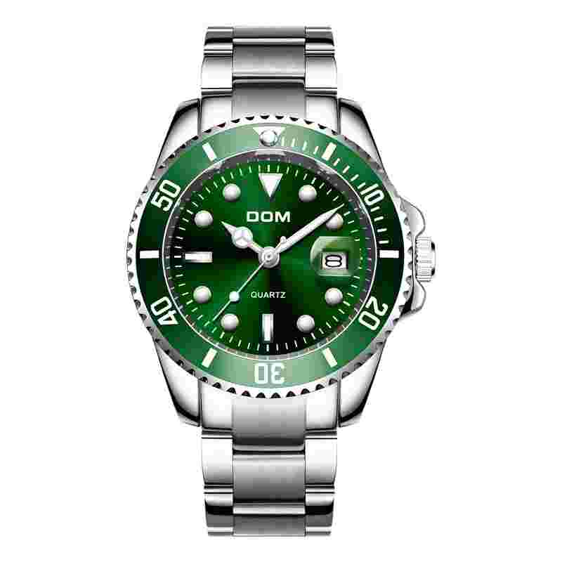 2019 haut marque DOM luxe montre pour hommes 30m étanche Date horloge mâle
