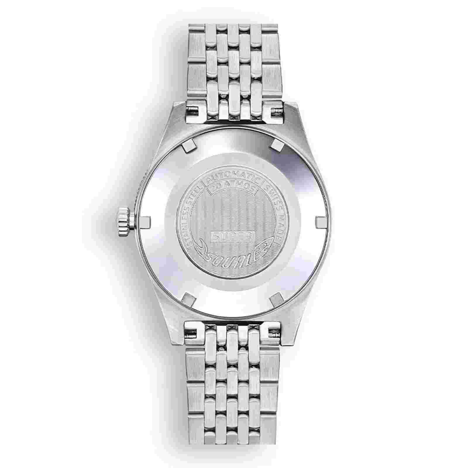 Squale Super-Squale Automatic Grey Dial Milanese Bracelet Watch SUPERSSG.AC