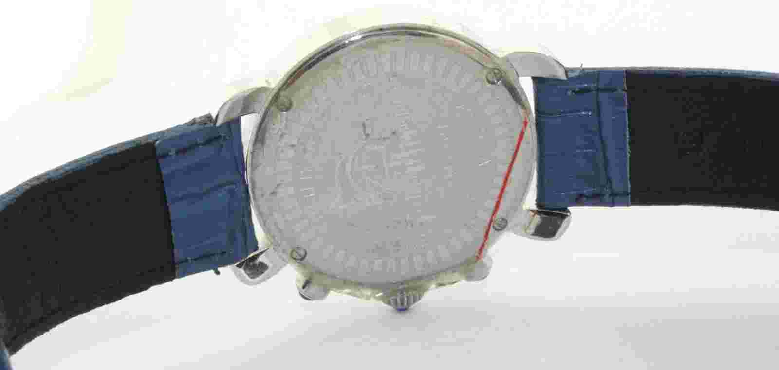 Ladies Techno Techno Master Chronograph Blue Dial Diamond Watch