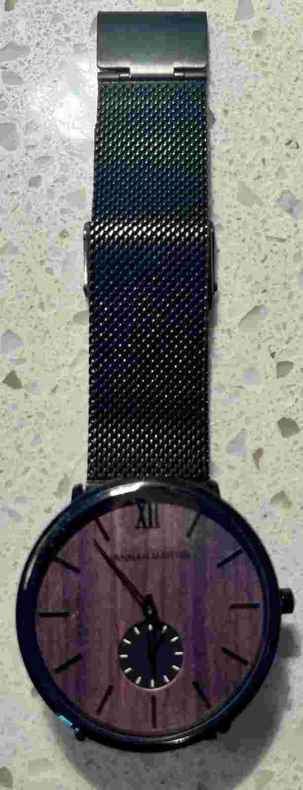 Men’s Hannah Martin Watch Wood Face