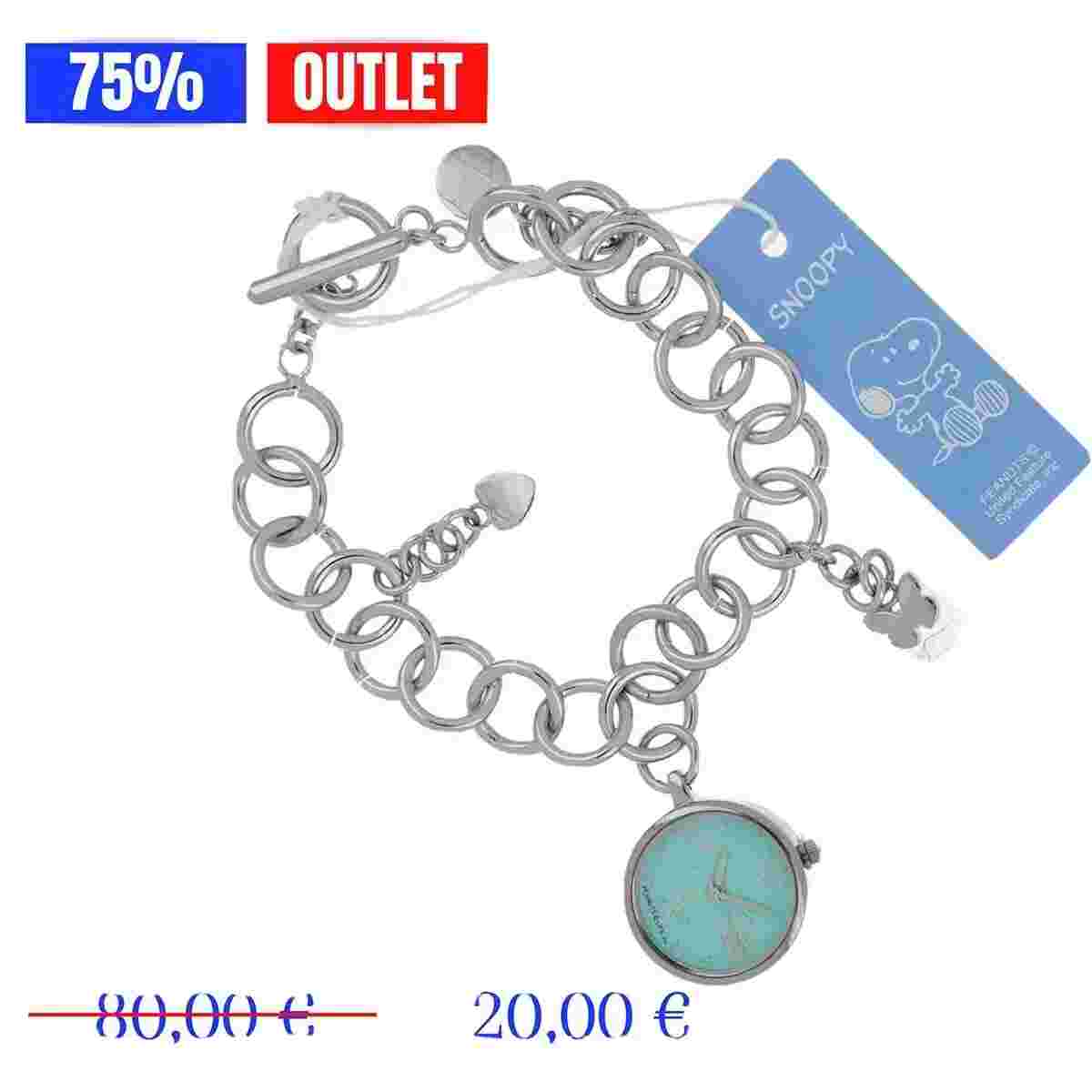 Snoopy Steel Women's - Girl Bracelet Watch