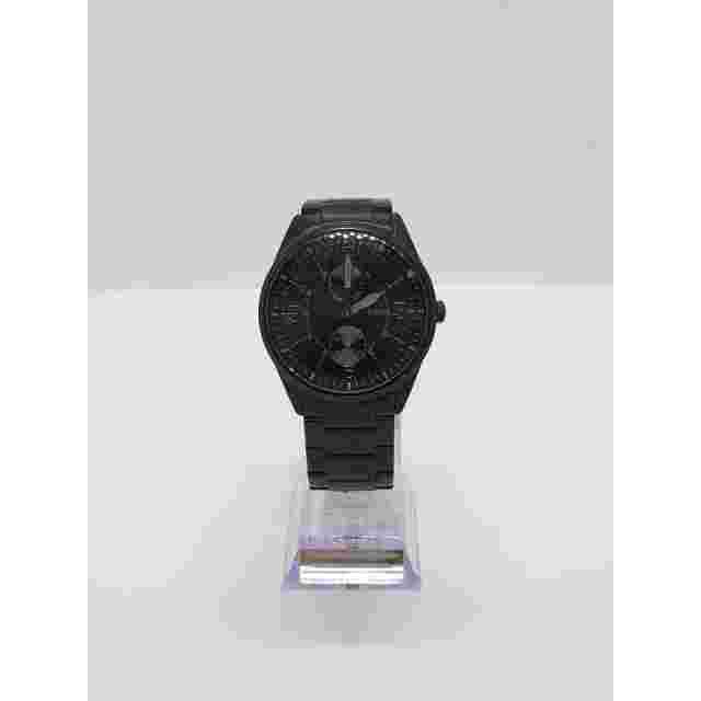 Relic men's watch. Large black multi function face. ZR1S748, 121409