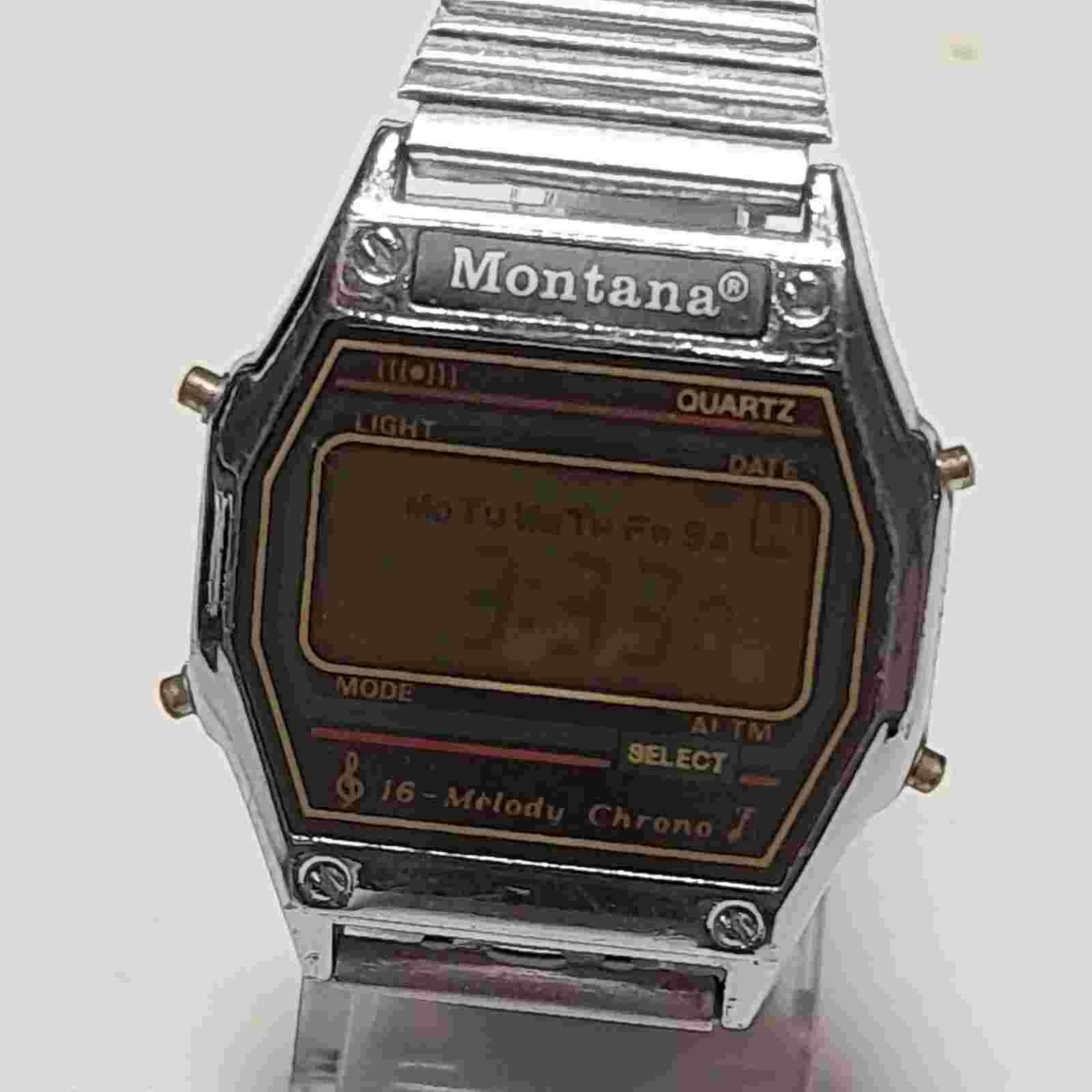 Vintage  digital MONTANA Watch   Soviet dream 1980