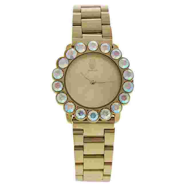 MSHSCG-2 Scarlett - Gold Stainless Steel Bracelet Watch by Manoush for Women ...