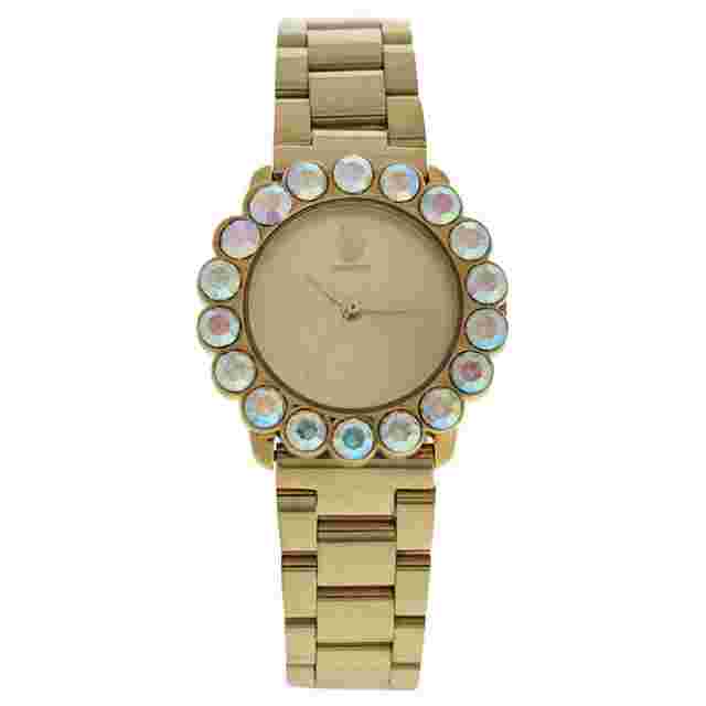 MSHSCG-2 Scarlett - Gold Stainless Steel Bracelet Watch by Manoush for Women ...