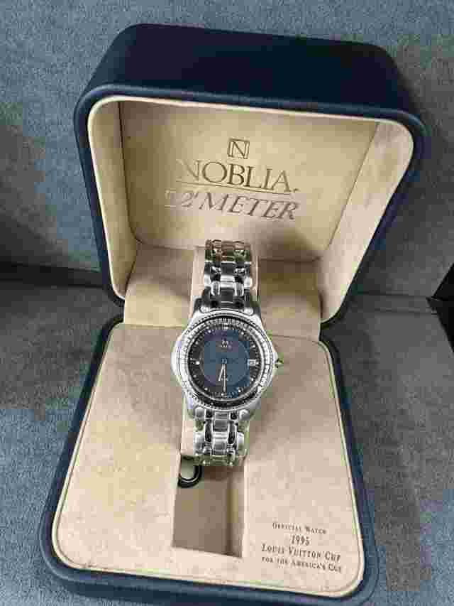 Noblia 34.5mm Steel Watch #AX5010-59H / New Watch, Old Stock / Orig MSRP $575