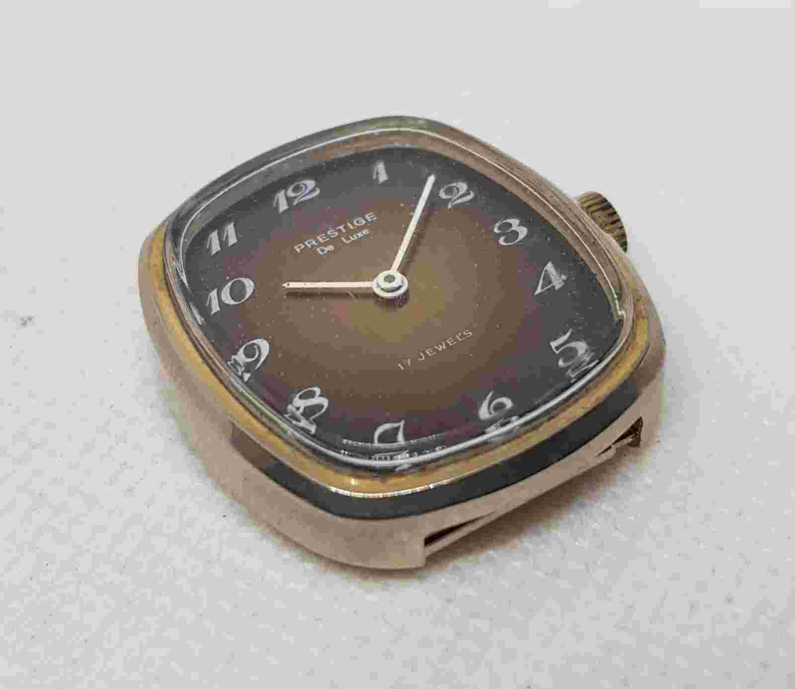 Vintage Prestige De Luxe Watch Mens Ladies Cal BFG 910 Baumgartner Spares Repair