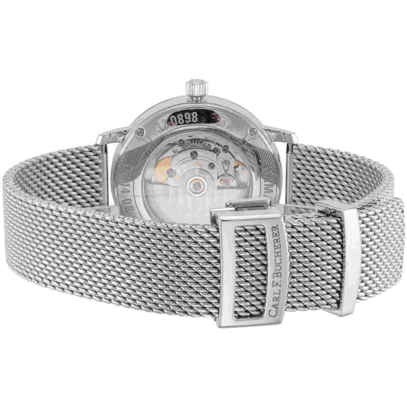 Carl Bucherer Unisex Watch Adamavi Automatic Silver Dial Steel 00.10314.08.13.21