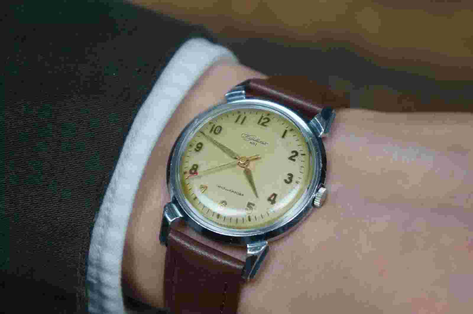 Kirovskie watch, USSR watch, 1 MChZ, Mens vintage watch, Retro watch, 1950