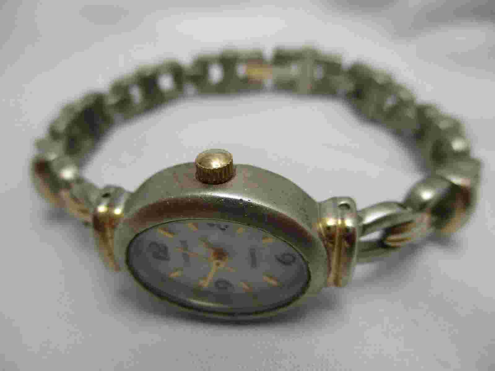 Carriage Women's Analog Two Toned Bracelet Band Watch