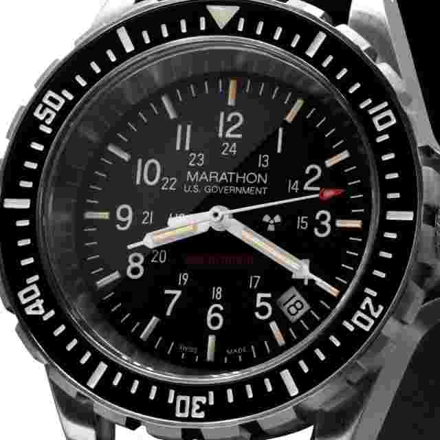 Marathon Large Diver's Quartz (TSAR) - 41mm US Government Marking Stainless Stee