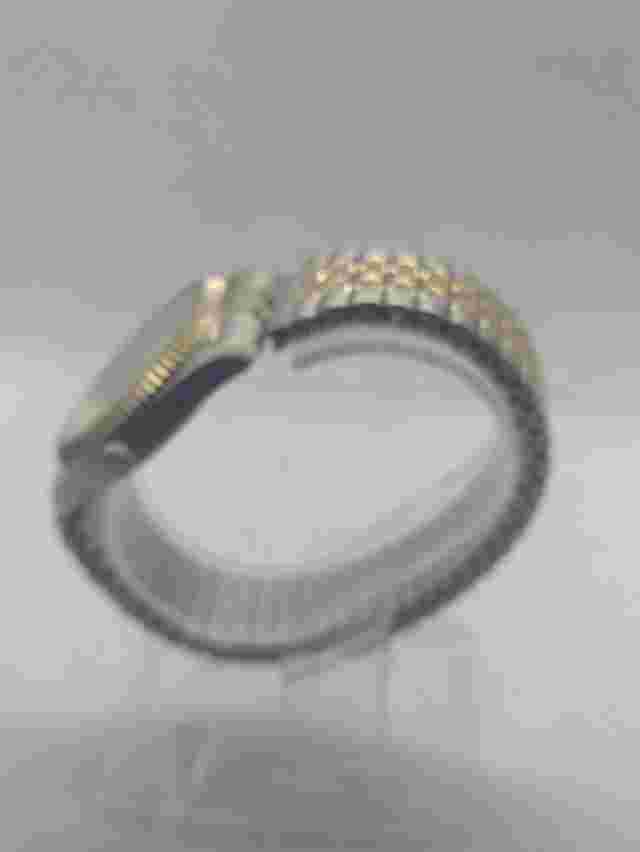 Taylor Jensen Watch Men's Unisex Gold and Silver Tone Stretch Bracelet