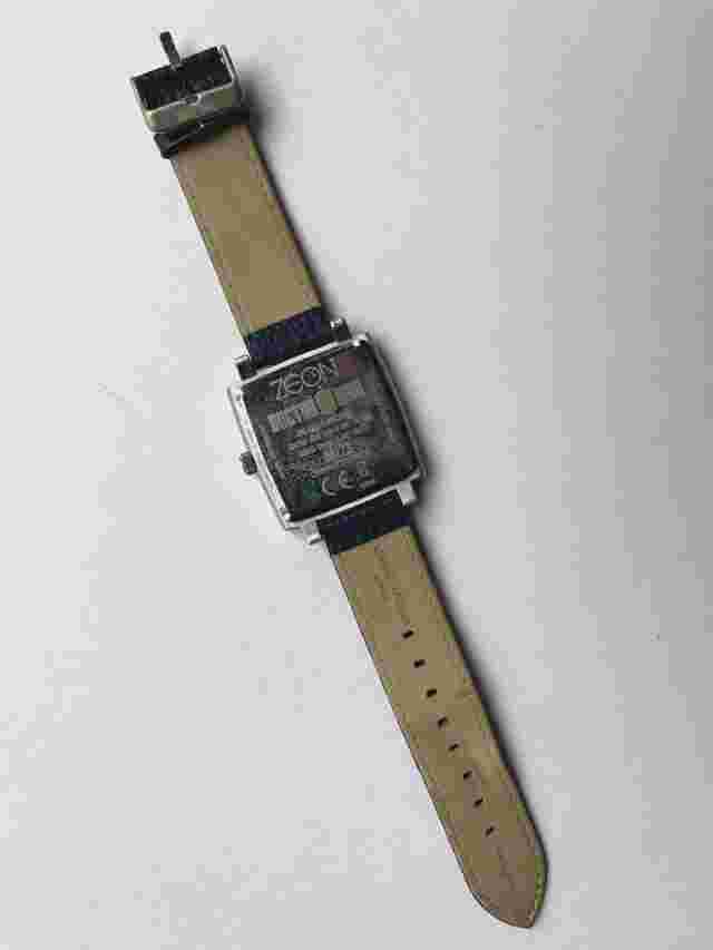 2009 Dr. Who wristwatch - ZEON Brand - silver and blue (Needs battery, no case)