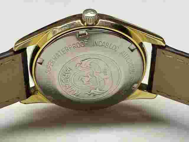 vintage ardath reefguard day/date 25 jewels super automatic swiss made watch