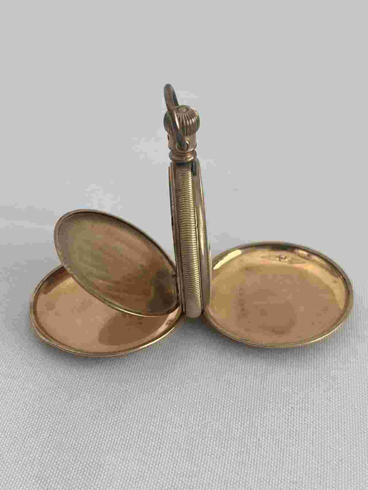 Vintage Seth Thomas Pocket Watch 1892 Gold Filled Fahys Monarch No 1 - Read