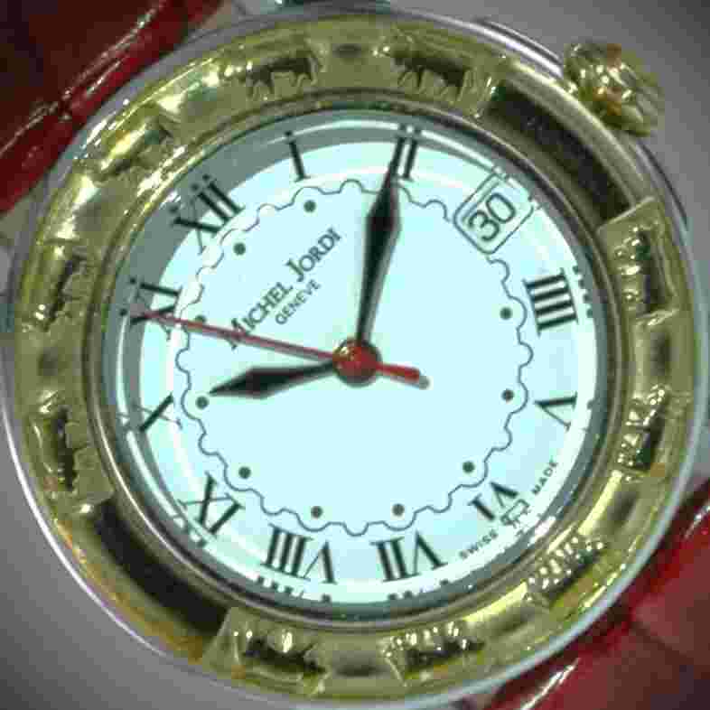 Michel Jordi Ethno 1998 Cuvee Rare SS/GP Ladies Watch Full Set