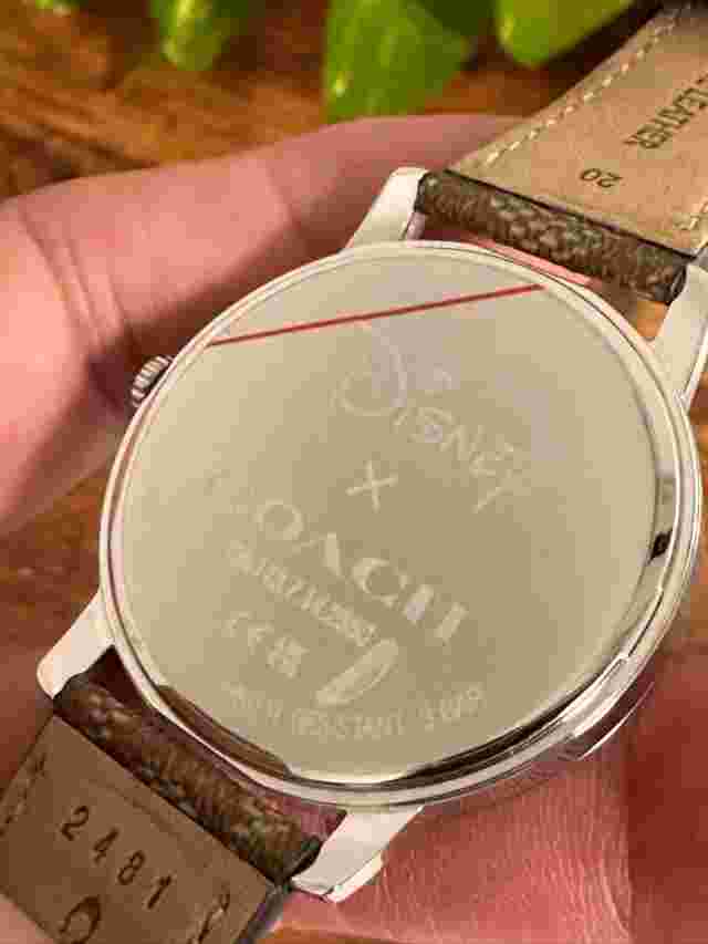 Men's Wristwatch Mickey Mouse Quartz White/Silver retro Casual Used from Japan