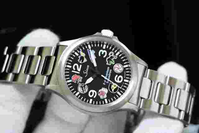 SINN 556.F-4 Phantom II Limited to 100 Automatic Black Dial Men's Watch