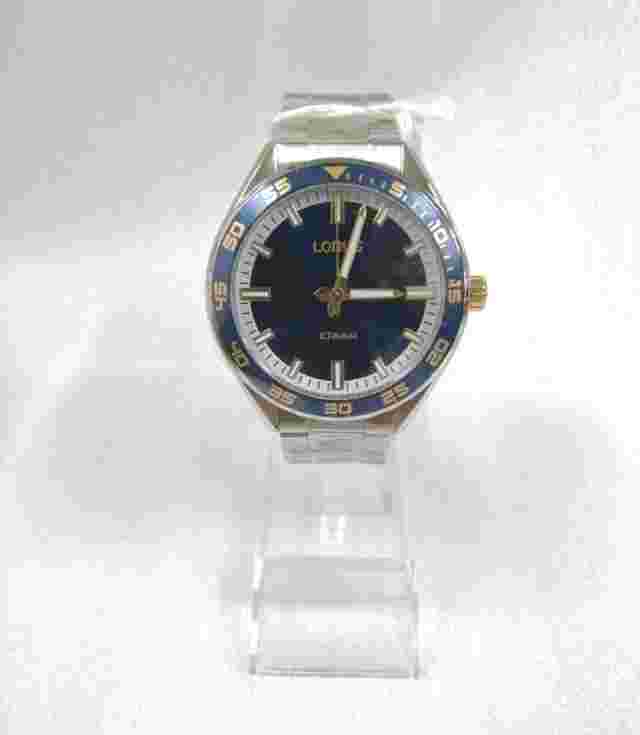 Lorus Silver Blue Stainless Steel Quartz Watch