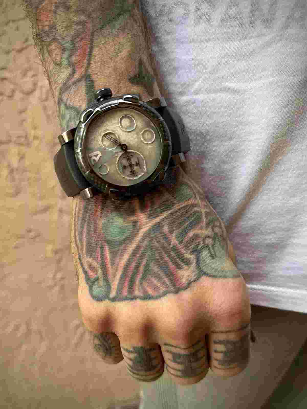Romain Jerome Moon Dust DNA Grey Dial Watch Limited Edition 83/1969