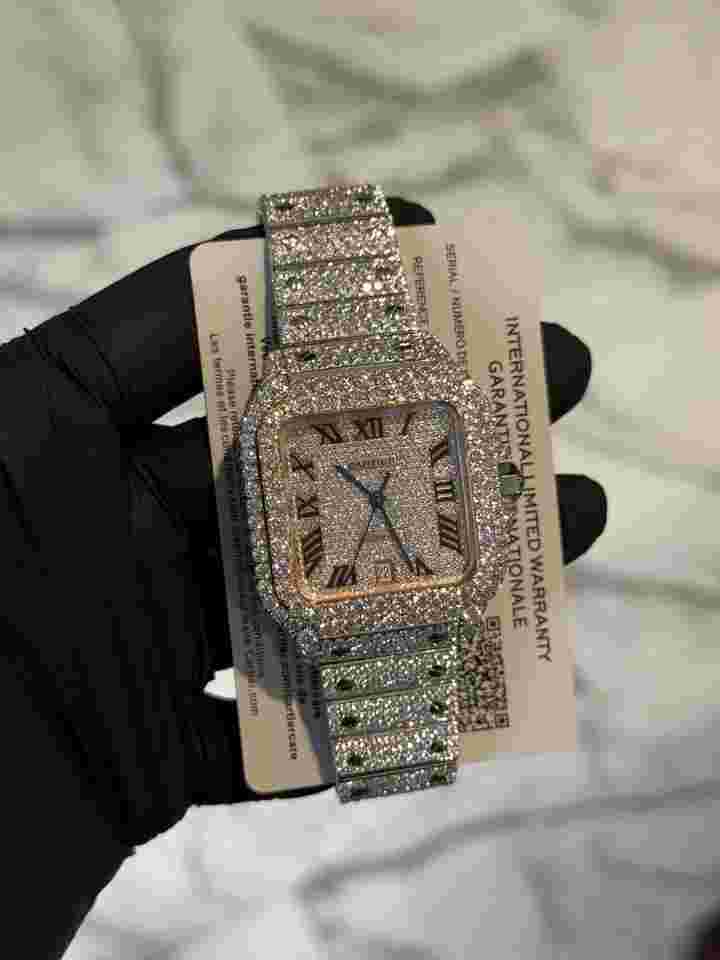 ICED OUT MOISSANITE WATCH