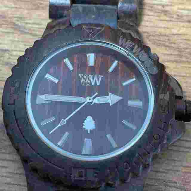 WeWood Date Unisex Brown Strap Analog Dial Quartz Genuine Wrist Watch