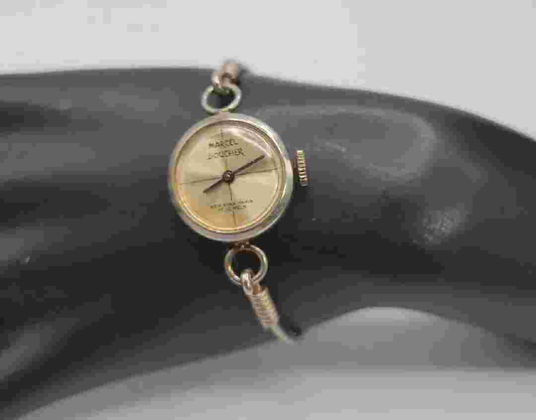 Marcel Boucher Ladies Wind Watch Vintage Ladies Elegant Accessories Runs