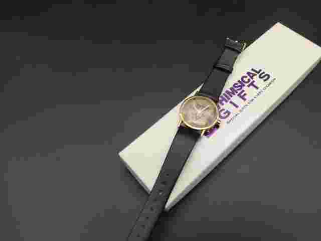 New Whimsical Watches Women's P0120053 Pixie Bob Cat Watch Black Leather