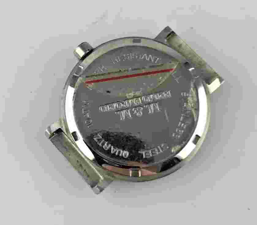 M&M Primo Emporio Unisex Quartz Watch 34Mm Steel No Strap Working