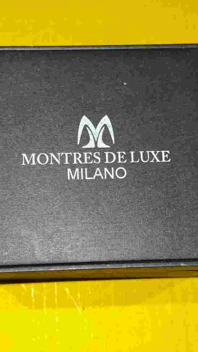 MONTRES DE LUXE ESTREMO 16-9 CHRONOGRAPH. GREAT DESIGN. ITALY. MINT