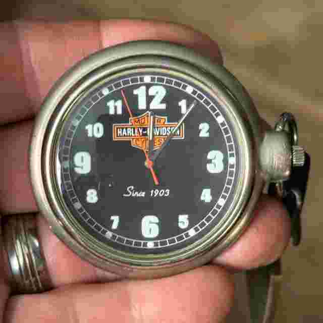 HARLEY-DAVIDSON POCKET WATCH 9962894V SWISS MADE MOVEMENT