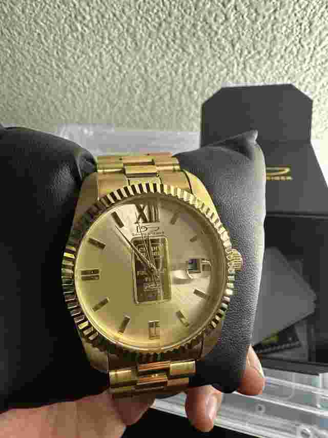 daniel steiger 24K Gold Watch Men