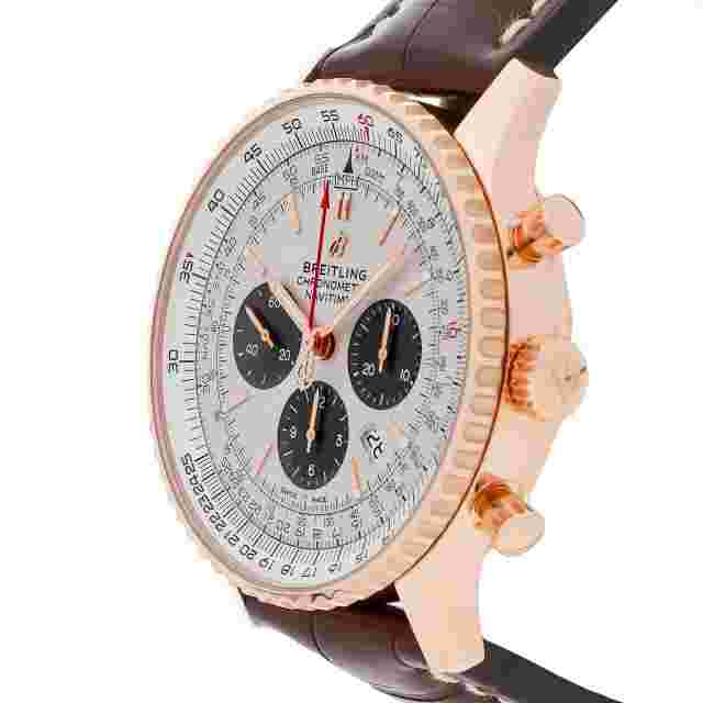 Breitling Navitimer B01 Chronograph Automatic Gold 46mm Mens Watch RB0127121G1P1