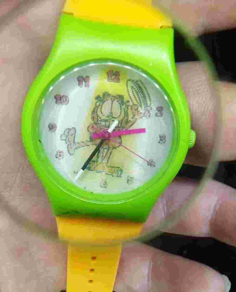 Vintage 1978 Macy's Exclusive Garfield Fantasma 9" Wristwatch Watch by Jim Davis