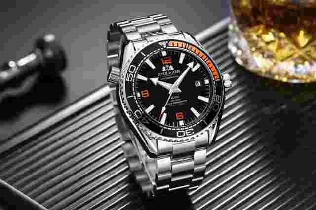 Men's Automatic Watch Mechanical Luminous Solid Steel Strip