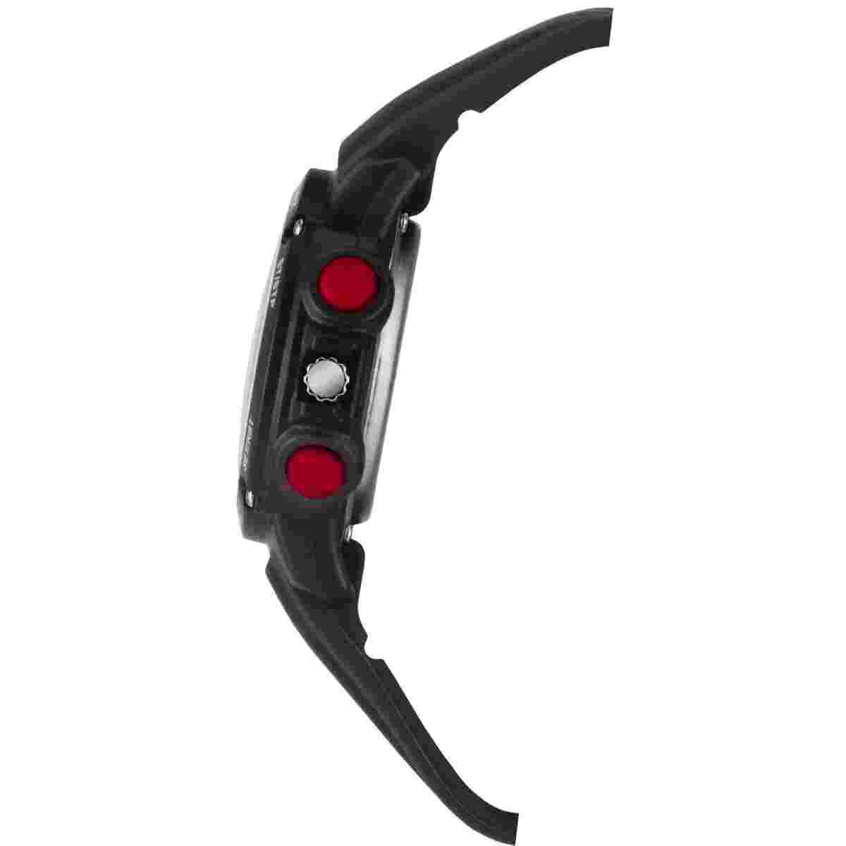 Sinar Youth Watch Digital Quartz Boys Silicone Band XW-27-1 Black Red