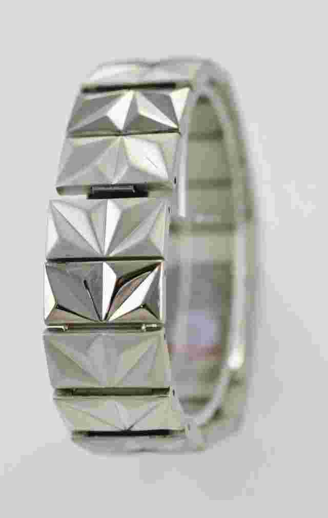 Charles Delon Womens White Stainless Steel Silver Quartz Battery Watch