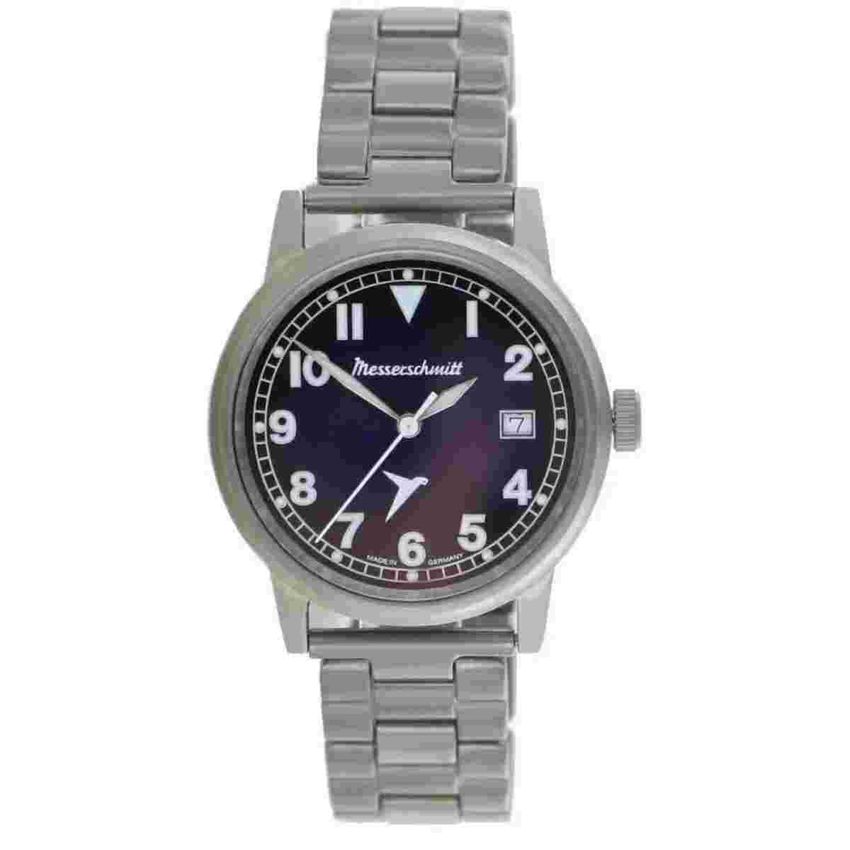 Aristo Men's Messerschmitt Watch Pilot Watch Titanium ME-385TiB