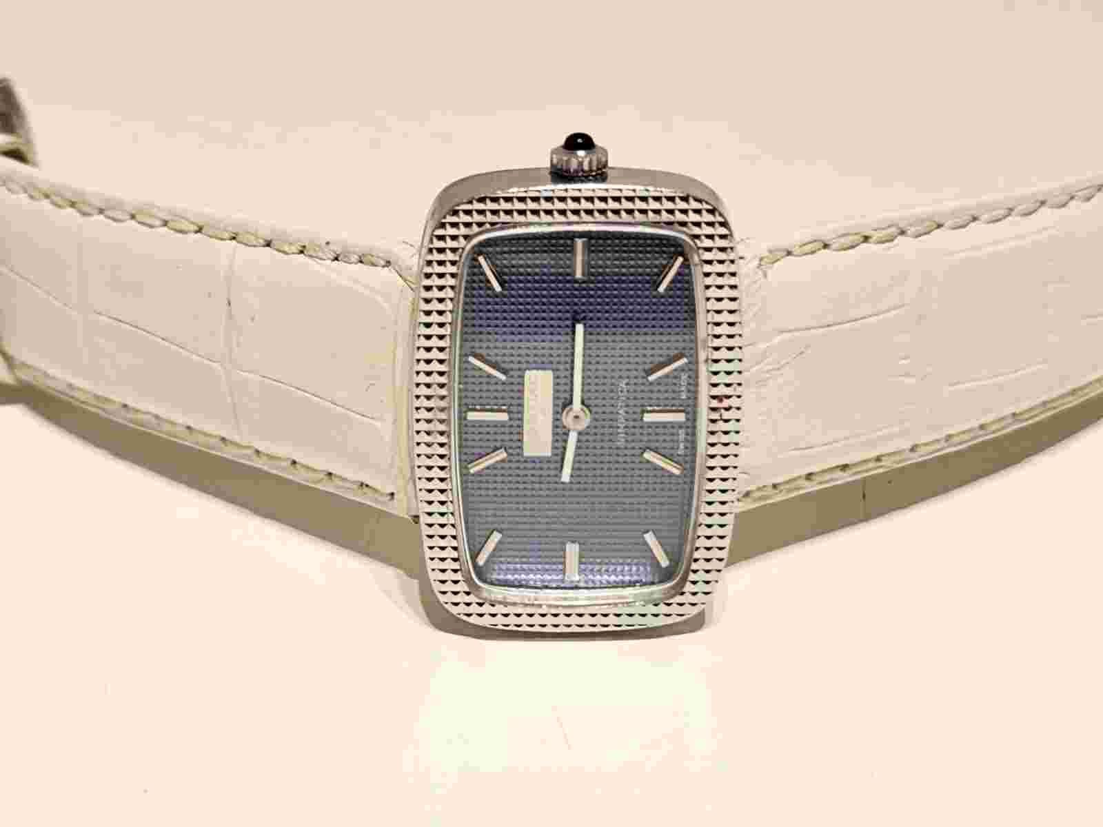 VINTAGE LUXURY WHITE GOLD PLATED SWISS MEN LADIES WATCH "PONTIAC"SIMPATICA 17J.