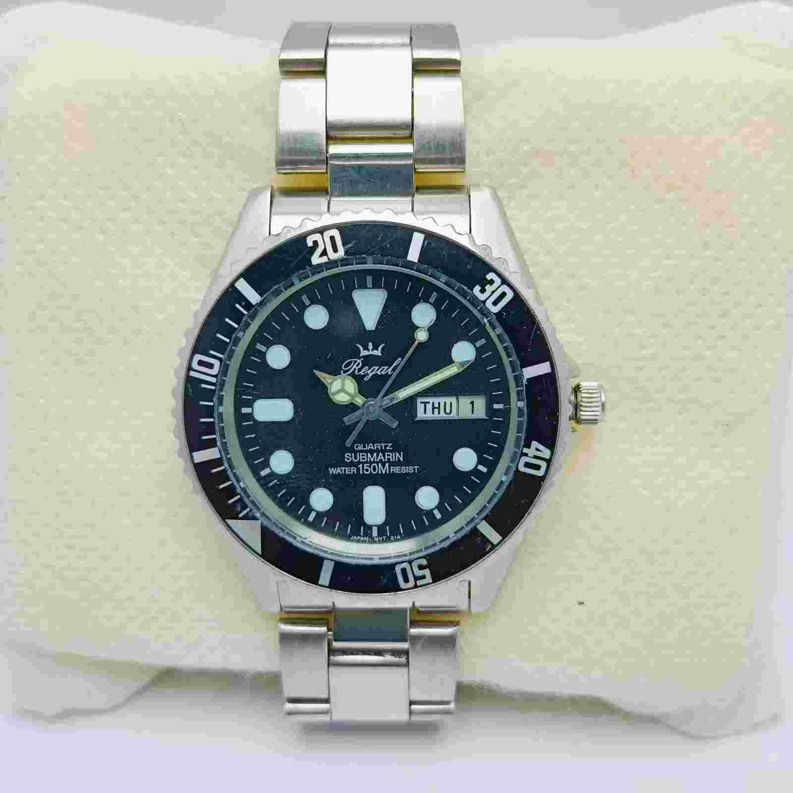 Regal Quartz Submarine Japan Movt. Vintage Men’s Diver Watch ASN78NRZ5