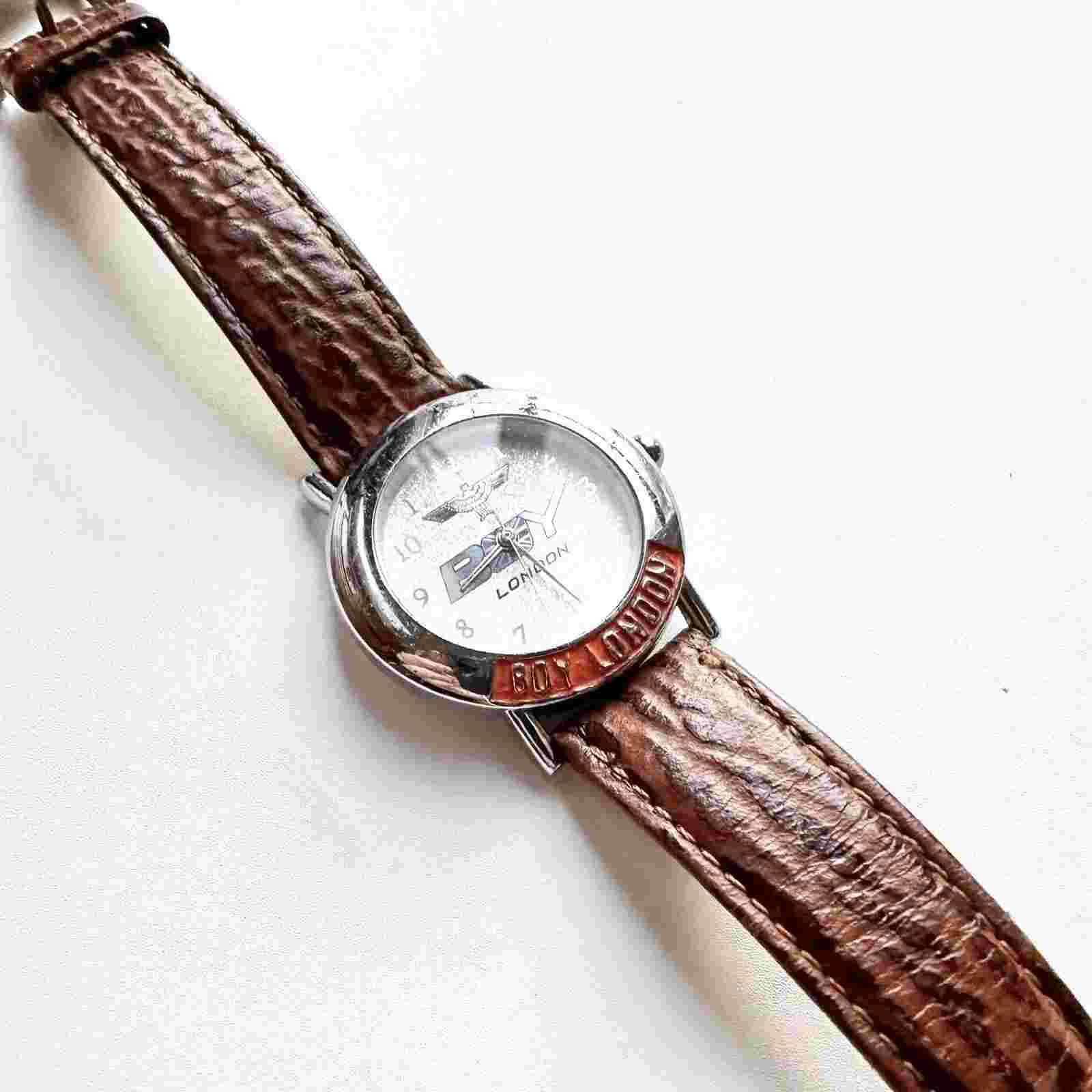 RARE 100% ORIGINAL GENUINE BOY LONDON Quartz Watch Excellent Condition NEW BATT