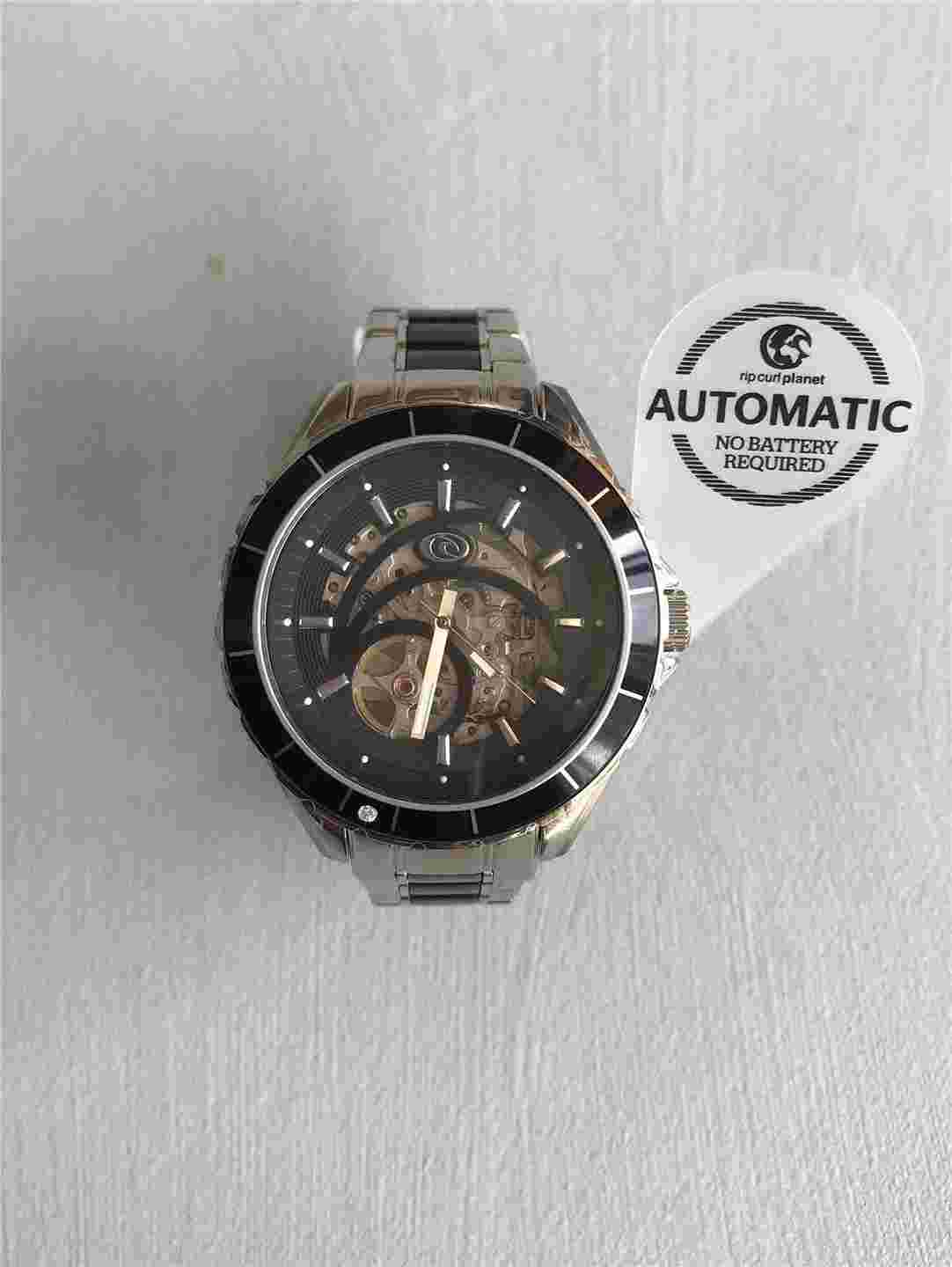 Rip Curl Womens HAMPTON AUTOMATIC SSS SURF WATCH New - A2500G Black *RARE*