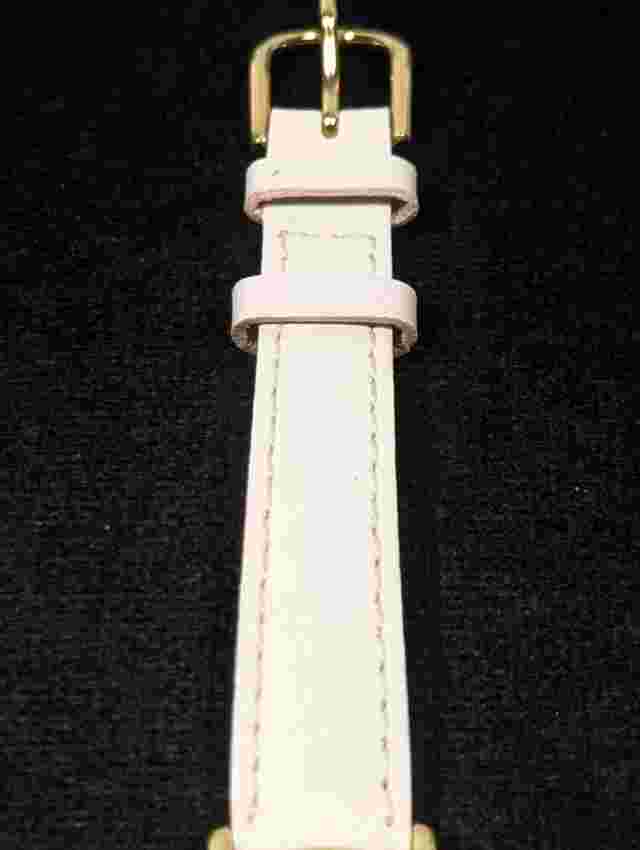 Precious Moments Valdawn Love One Another Gold Tone Case White Band Watch