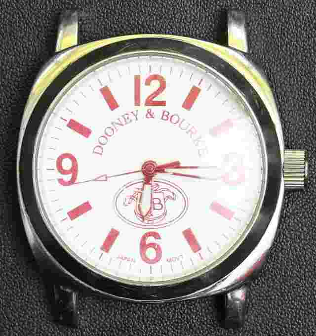 Men's DOONEY & BOURKE 44mm Quartz Watch New Battery NO BAND
