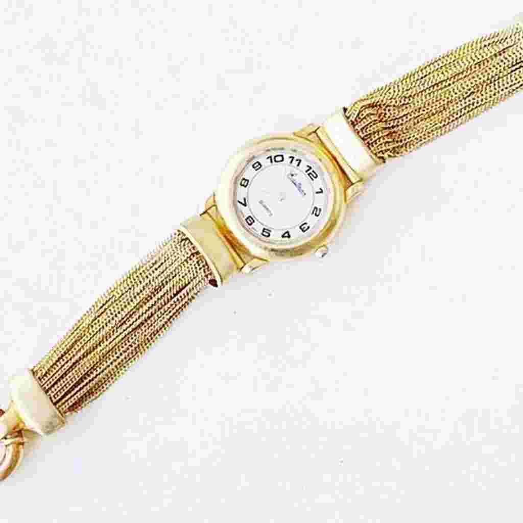 vintage eastman ladies quartz watch, 31mm case, 7.5 inches long, running