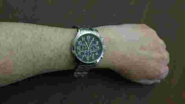 Brooks Brothers Men's All Stainless Steel Chronograph Watch Japan Movement - NEW