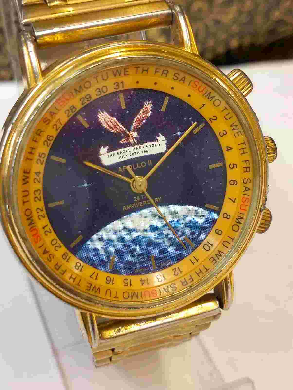 APOLLO QUARTZ STYLISH DIAL JAPAN MEN'S FULL WORKING VINTAGE WATCH